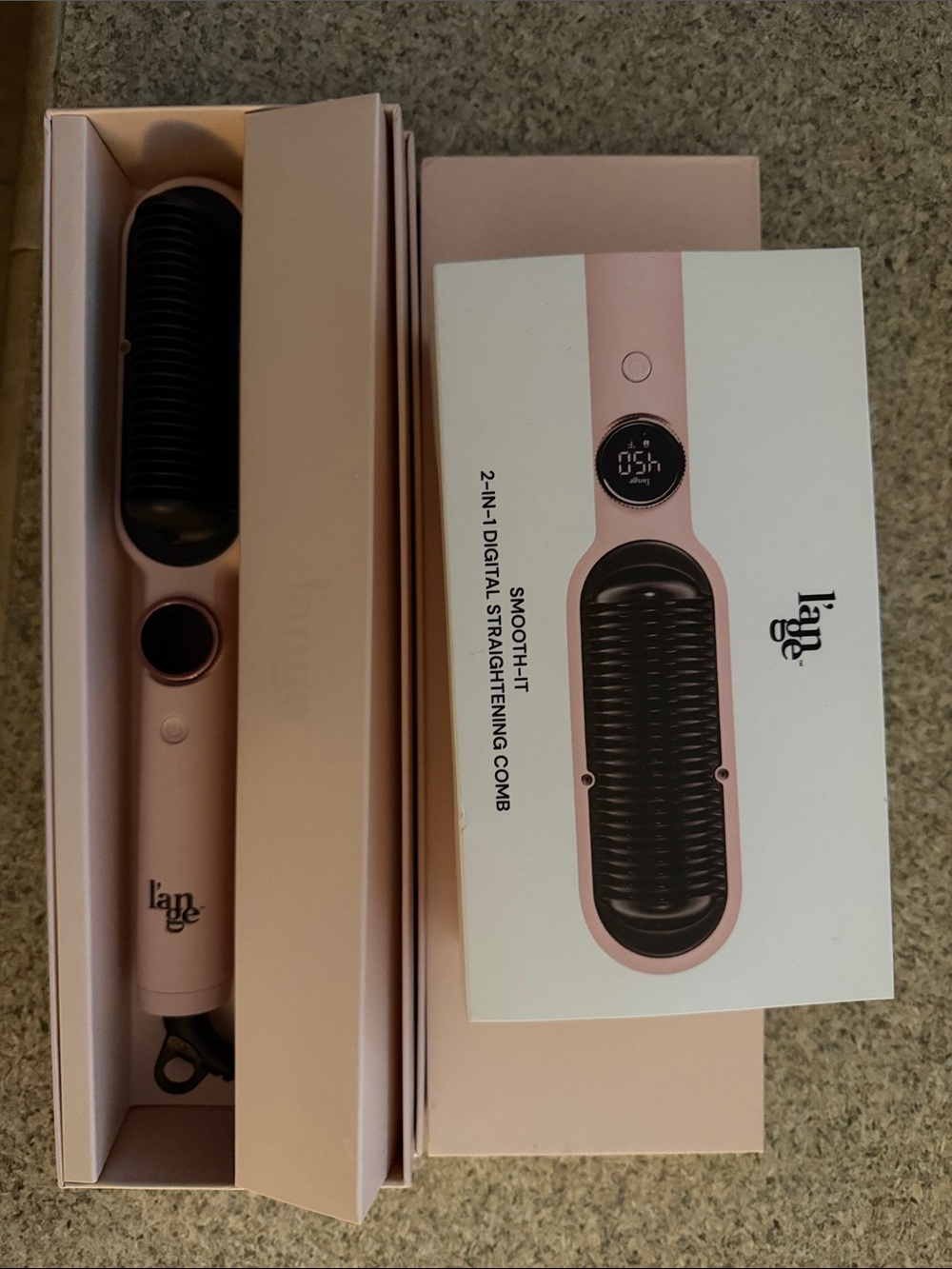 Lange smooth 2-in-1 straighting comb